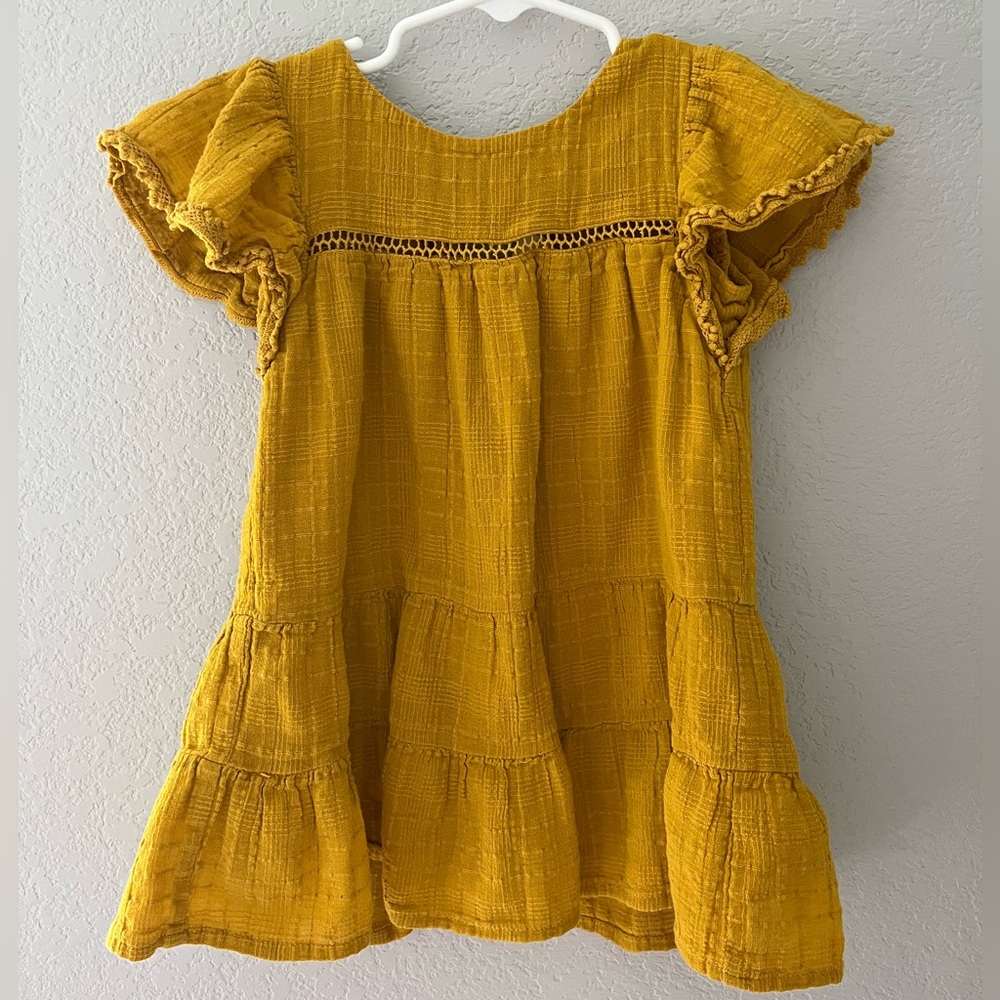 Zara Mustard‎ Toddler Dress